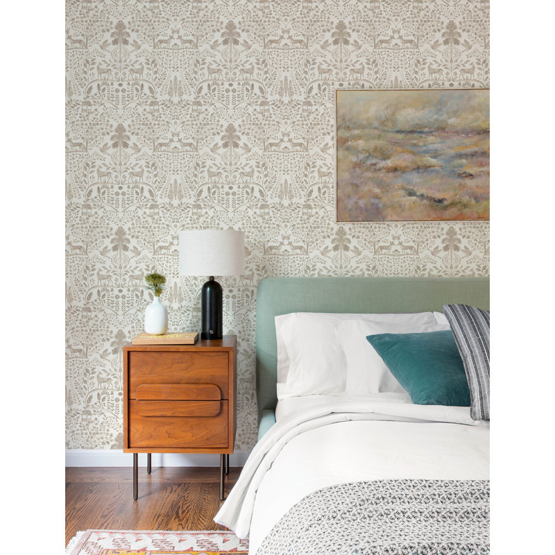 Papier peint Anoki Beige Paysages forestiers, Beige