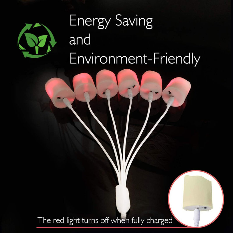 Rechargeable Flameless Tealights Candles with Remote, Battery Tea Lights with Timer, Electric Fake Candle for Votive, Wedding, Halloween, Home Decoration (USB Charging Cable Included)