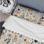 White Scandinavian Elegant Florals II - Ensemble de housse de couette à motif floral-1161970096