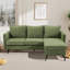 3 Seater Linen Sofa-1414867919
