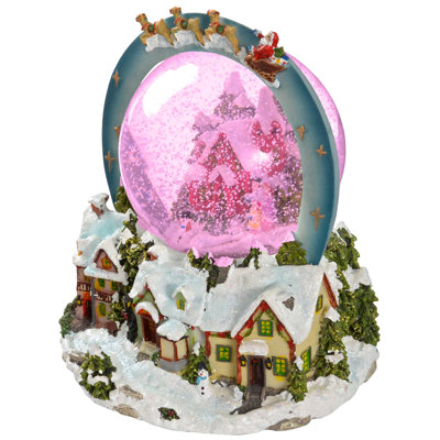 Pre-Lit Scene Musical Animated Snow Globe