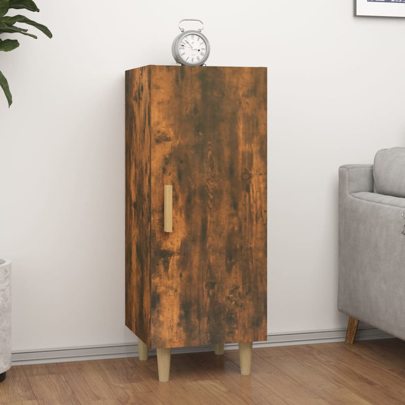 Garuda End Table, Smoked Oak
