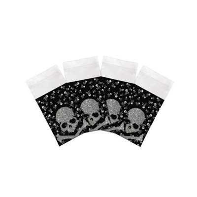 Crossbones Large Cotton Blend Square Napkins