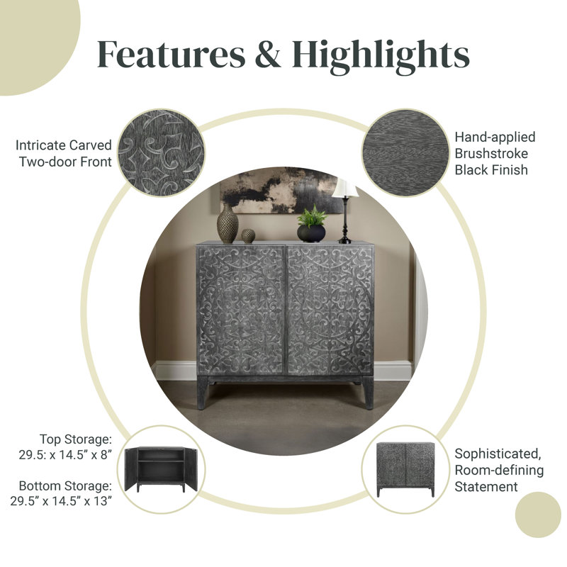 Margie 2-Door Accent Cabinet