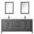 Daria 80'' Double Bathroom Vanity with Marble Top-97902716-97902719