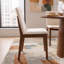 Chaise parsons rembourrée en lin Barriento-20575650
