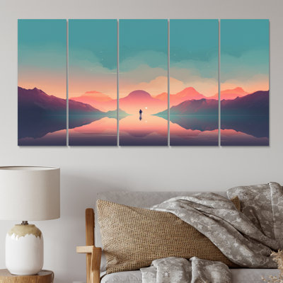 Rustic Abstract Wall Decor on Metal