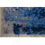 Tapis abstrait bleu / gris Haseltine-17988643