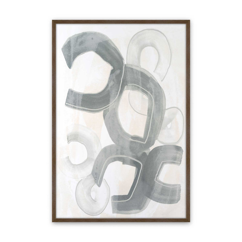 «Granite Turntable II» par June Erica Vess, reproduction d'art sur toile, H 32 po x l 24 po, Brun