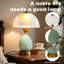 Lampe rétro, lampes de table en céramique modernes, lampes de chevet de chevet rétro, lampes chinoises classiques (vert)