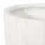 Pot de fleurs en oxyde de magnésium - Porte-plantes blanc antique pour la maison, 32,2 cm de profondeur, largeur, hauteur, 4,2 kg, pour le jardin.