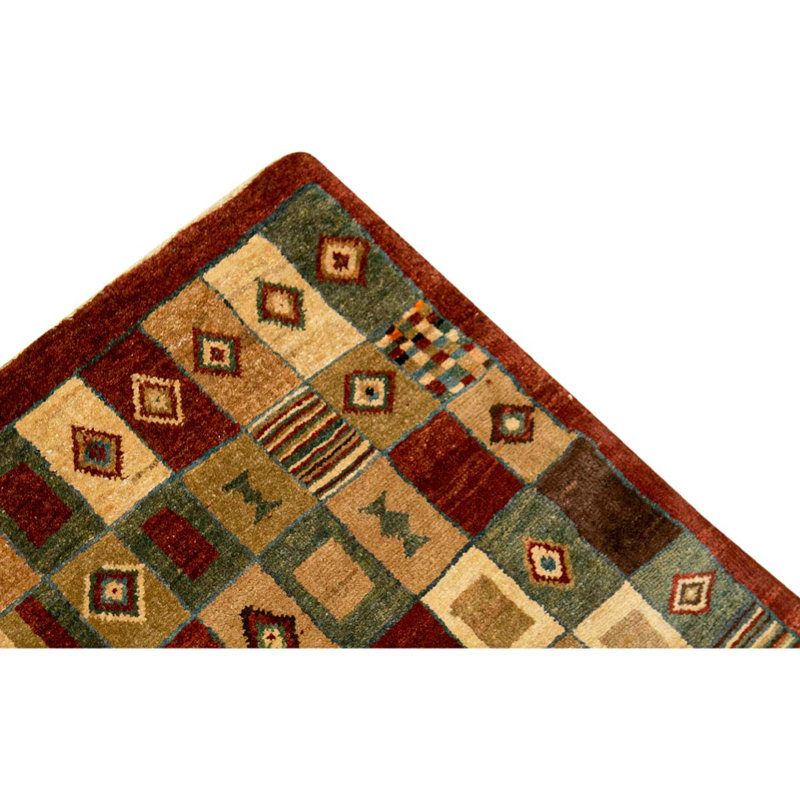 Wool Patchwork Area Rug