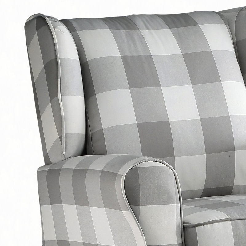 Fauteuil oscillant pivotant en tissu Patli