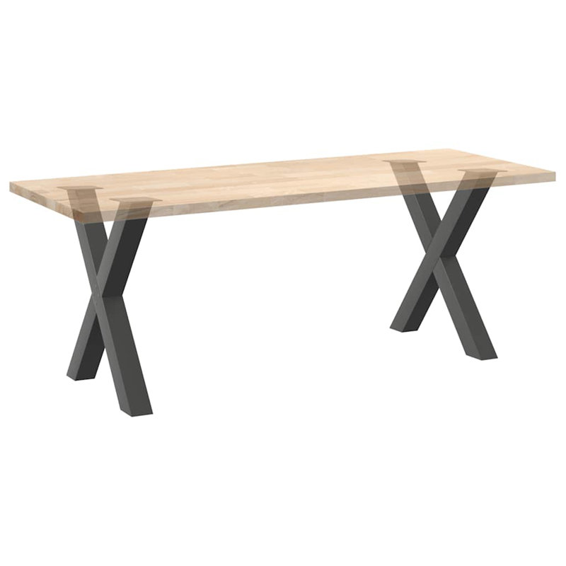 Atleigh Table Leg, 73cm H x 70cm W x 70cm D, Black