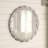 Wood Flat Wall Mirror