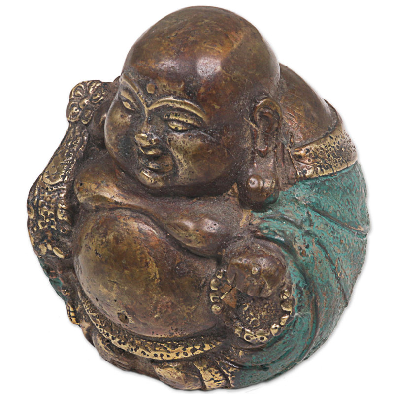 Figurine Bouddha métallique
