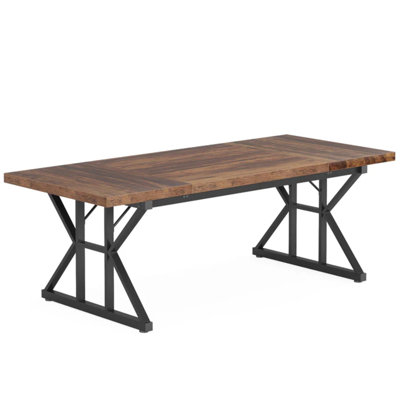 X-shaped Design Kitchen Table,Dining Table,Computer desk