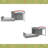 Full Size Offset Bunk Bed With Wardrobe & Drawers, Upholstered Guardrail, Built-In Hanging Rod-1177691758