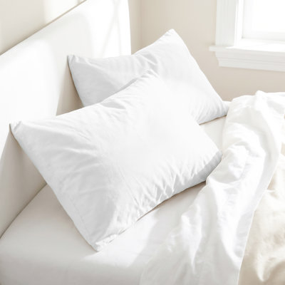 Ensemble de taie d'oreiller 100% coton américain en lin doux (respirant) de qualité hôtel