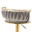 Tabouret de bar pivotant avec dossier Ginko-882844527-879315310