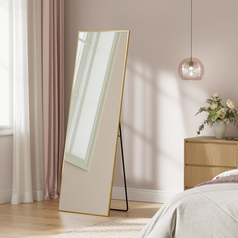 Aluminium Rectangle Mirror, Gold