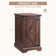 Rasema Nightstand with Charging Station, Farmhouse End Table & Barn Door, Adjustable Storage Shelf