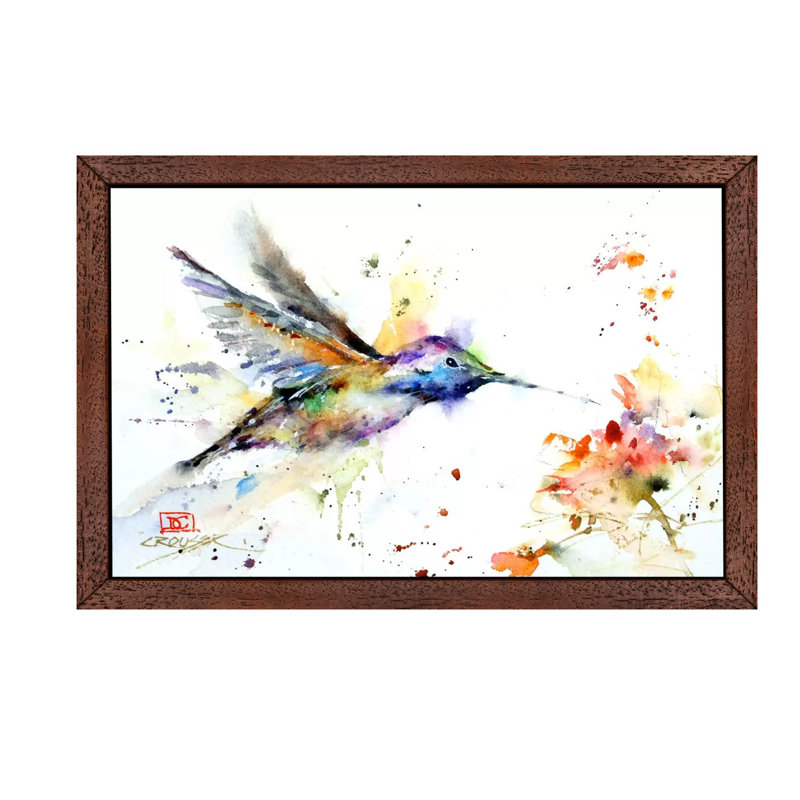 Journey 1 Piece Painting on Canvas, 66.04 cm H x 45.72 cm W, Brown Framed