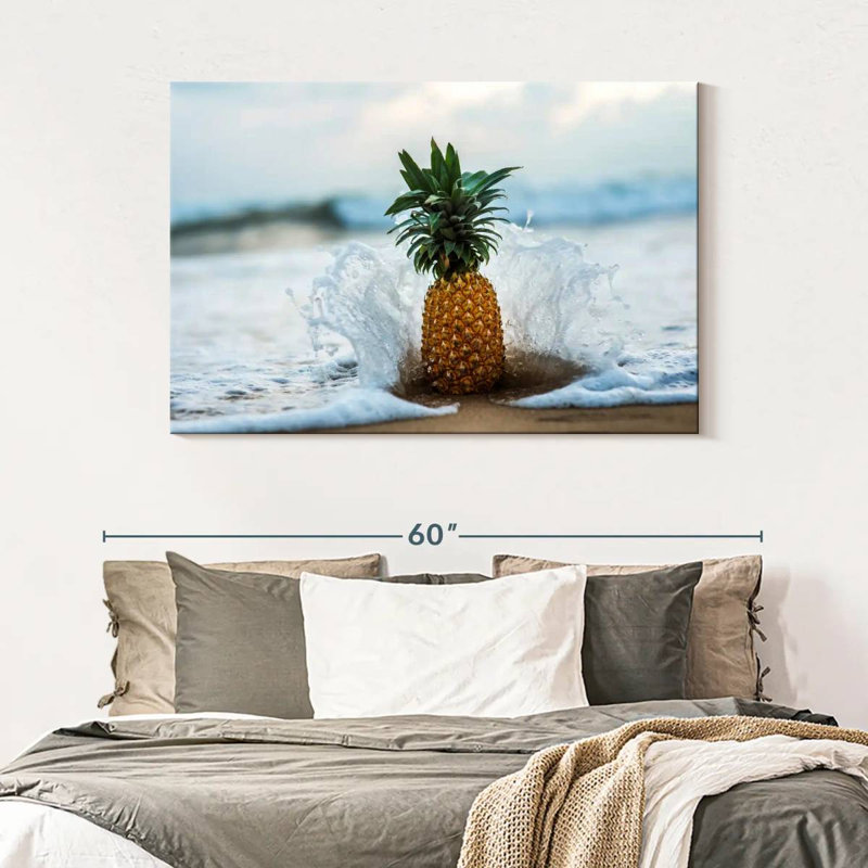 Yarlin Pineapple Splash, 32" H x 48" W