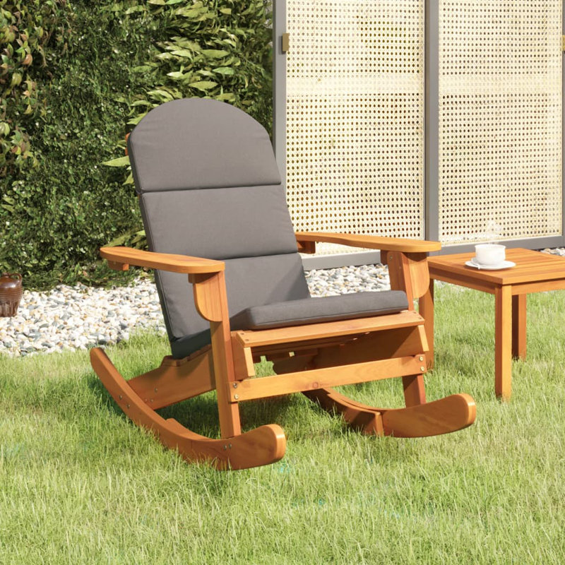 Chaise berçante Adirondack, gris