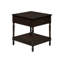 Table d'appoint, 2 niveaux, table de bout, table d'appoint, carré, table de chevet, chambre à coucher, lampe