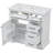36"Freestanding Bathroom Vanity with Ceramic Sink-229307328