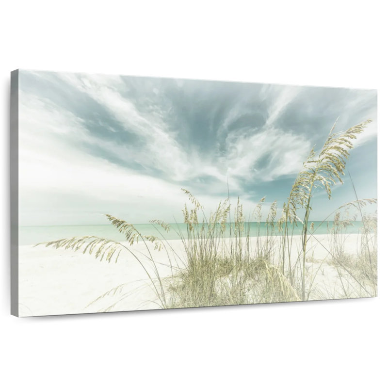 Harnek Heavenly Calmness On Beach Vintage, H 32 po x l 48 po