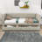 Hudnell Twin Size Corduroy Upholstered Daybed With Two Drawers-156179988