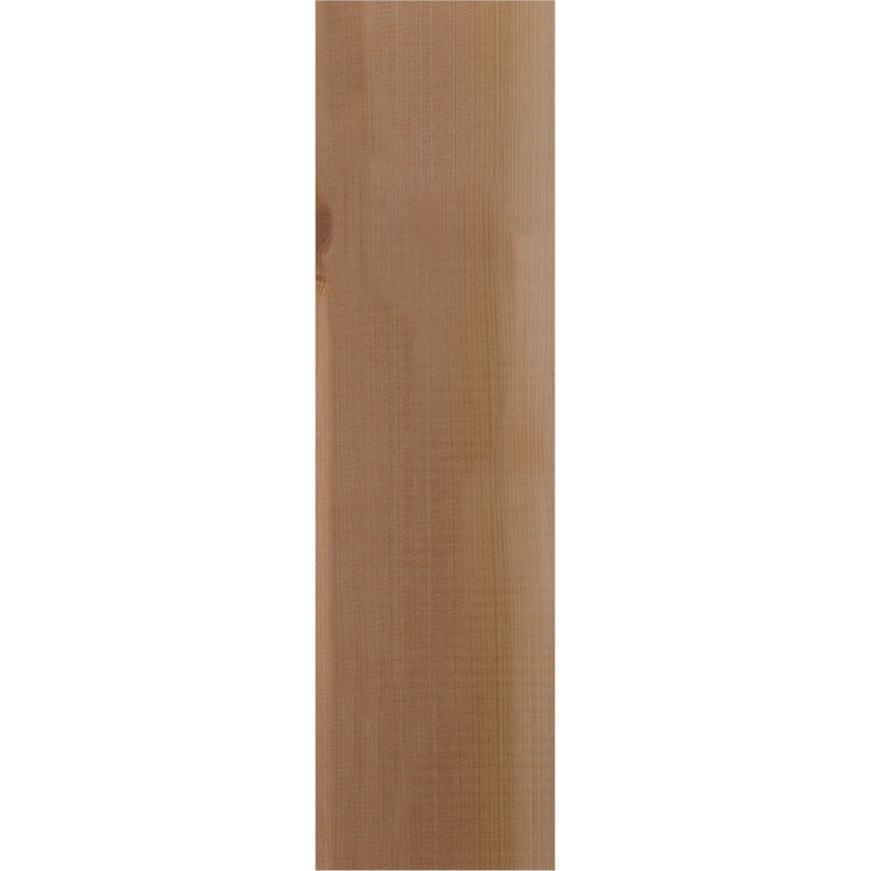 L 5 1/2 po x P 12 po x H 20 po New Brighton Smooth Corbel avec plaque arrière, cèdre rouge de l'Ouest, Cèdre rouge, Lisse