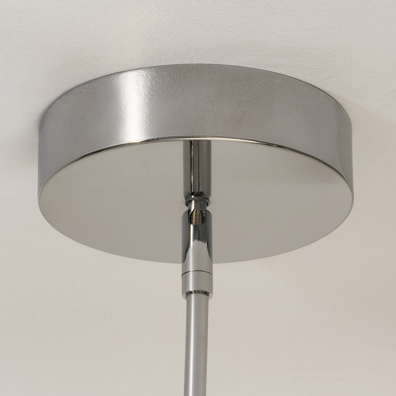 Knoll - Luminaire suspendu DEL - 24 po - Chrome poli, Chrome poli, L 24 po