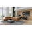 Luxor 100% Full Top Grain Leather Sectional-95382415-95382417