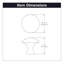 Poignée ovale Craftsman-91060034