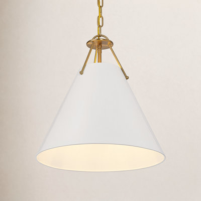 Kinston 3-Light Metal Dimmable Cone Pendant