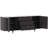 80'' Modern Fluted Solid Wood Sideboard Buffet with Adjustable Shelves Storage and Stone Slab Top