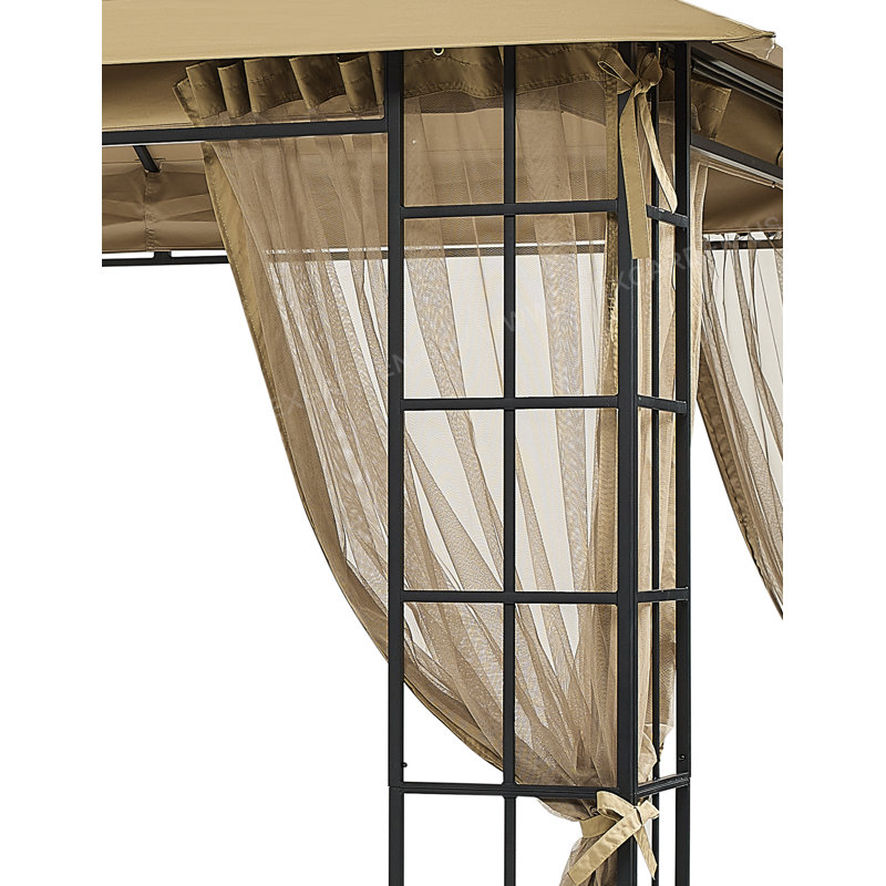 Melody II 10 ft. x 12 ft. Gazebo with Mosquito Net