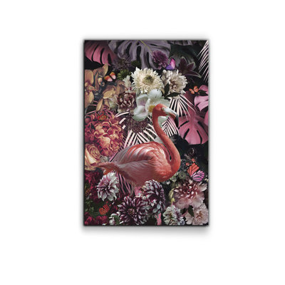 Flamenco - No Frame Print on Glass