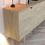 Console moderne avec de nombreuses tablettes de 70,9 po x 31,7 po x 15,7 po | Panneau de particules 100% mélaminé, conception murale | Solution de rangement élégante et fonctionnelle pour la maison et le bureau-1443507660