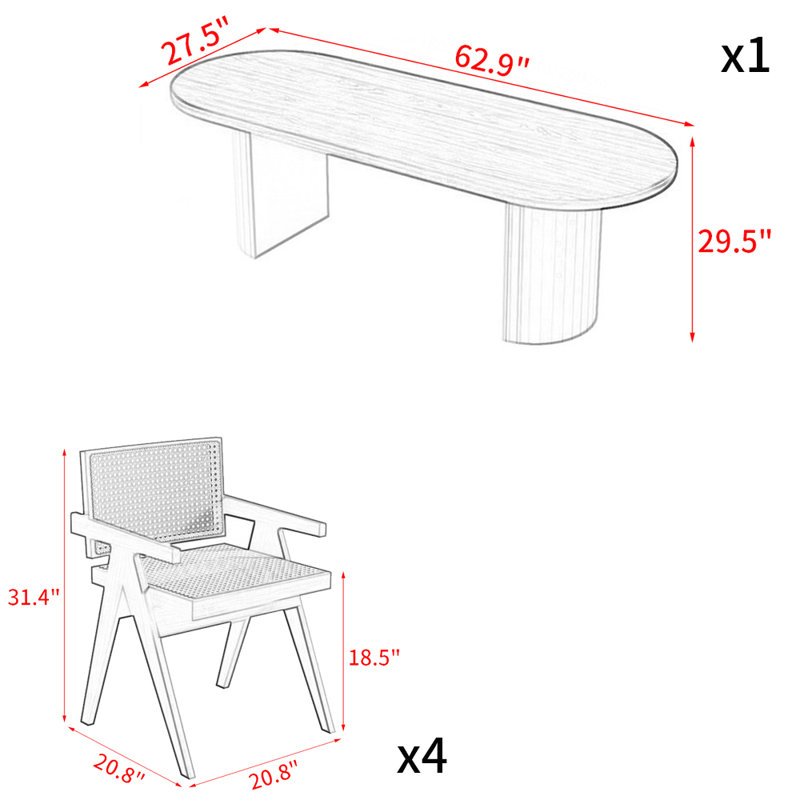 Table de salle à manger Nordic