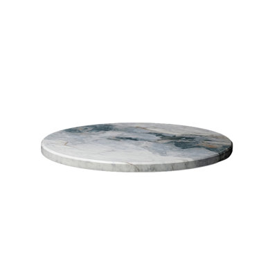 Round Outdoor Powdercoated Wood Table Top