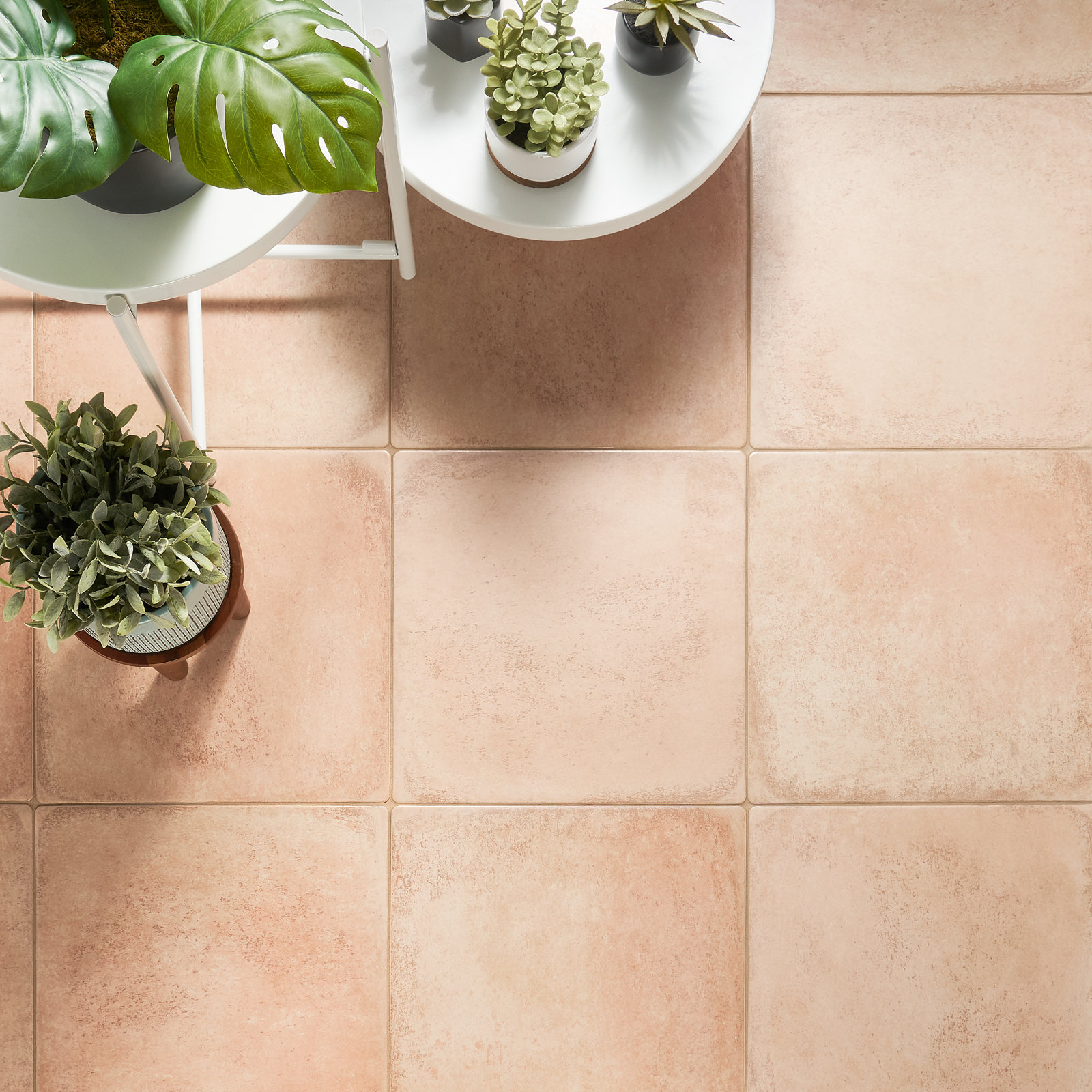 Kaleo 14" x 14" Porcelain Tile, Clay