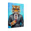 Animaux, tigre en costume avec cigare et boisson-1966804125
