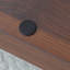 Table basse à deux niveaux avec plateau en verre 43,7 "x l 27,6" pour salon-579361723