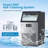 Gaomon 150 Lb. Daily Production Cube Ice Freestanding Ice Maker