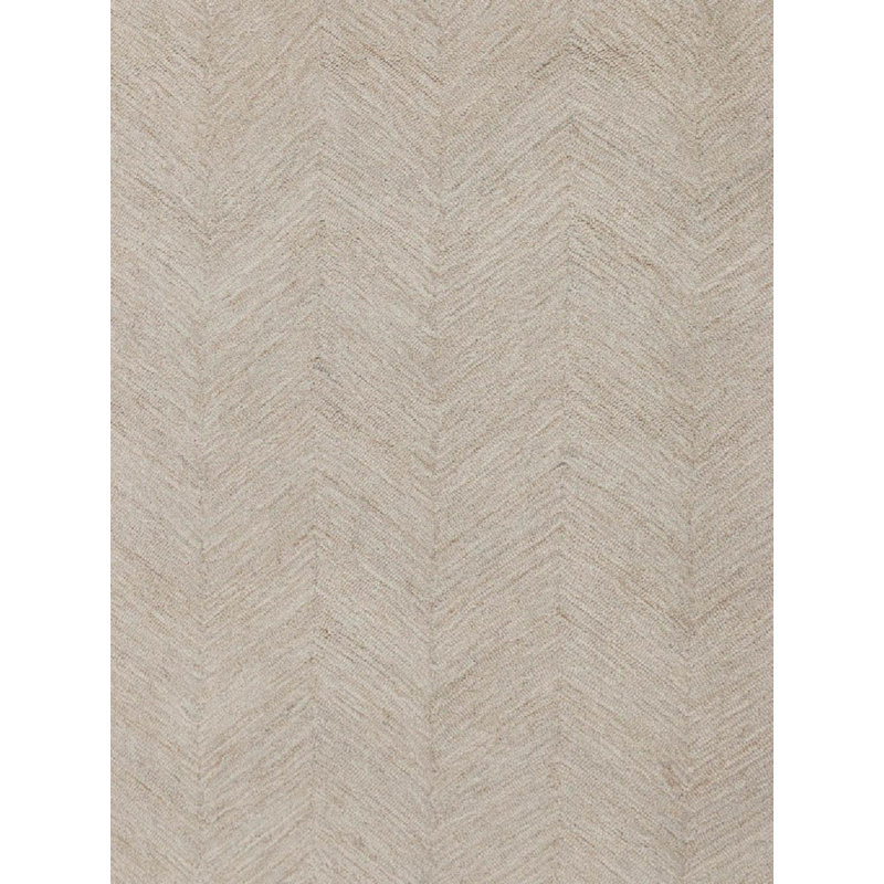 Marut Hand Tufted Chevron Area Rug, Rectangle 5' x 8'