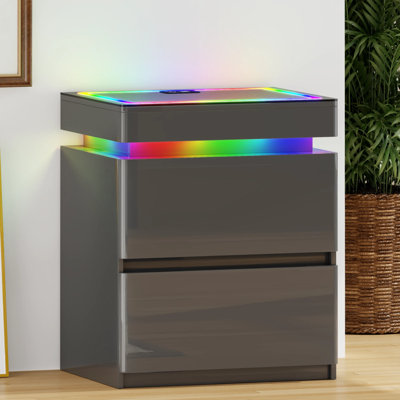 50 cm W Bedside Table